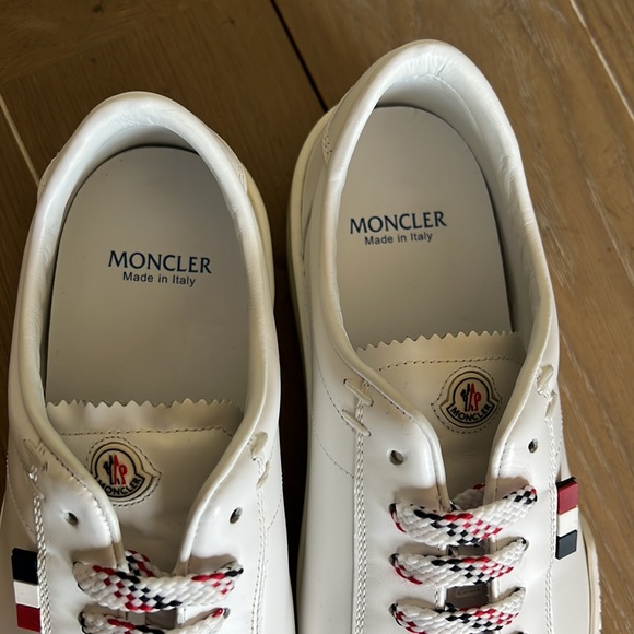 New Rare Moncler white Promyx sneakers 40 made in Italy.  Sold out everywhere. - Picture 13 of 14